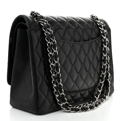 Chanel Caviar Quilted Maxi Double Flap Black 3 of 13