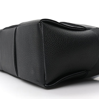 Bottega Veneta Grained Calfskin Intrecciato Mini Arco Tote Black 10 of 10