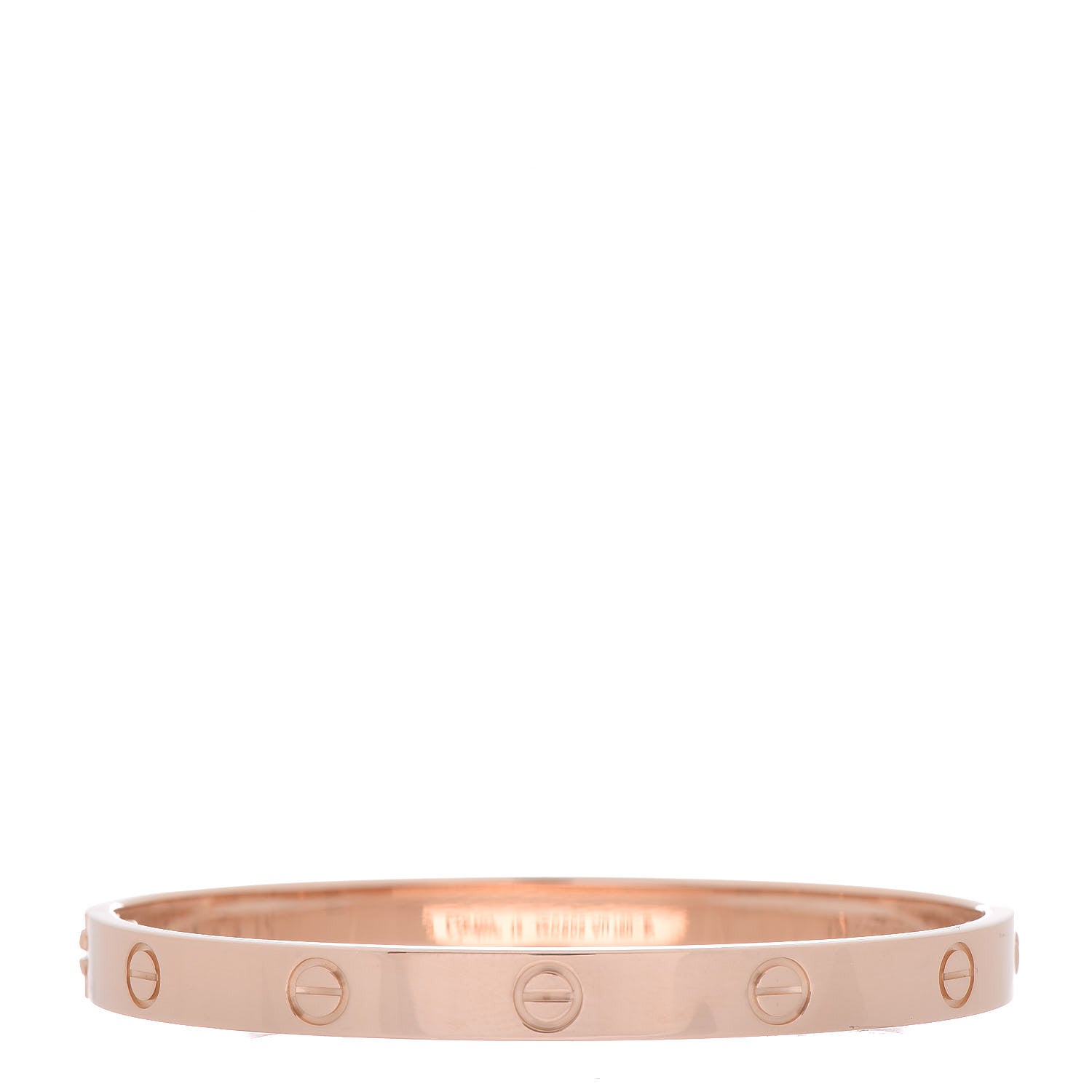 Cartier 18K Pink Gold LOVE Bracelet 18 6 of 13