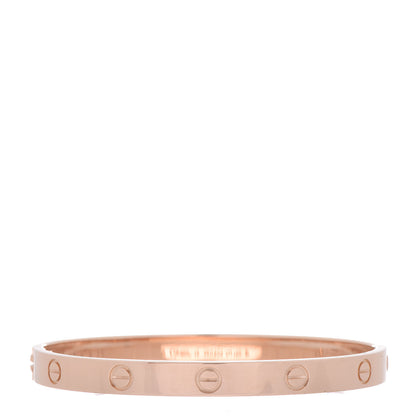Cartier 18K Pink Gold LOVE Bracelet 18 6 of 13