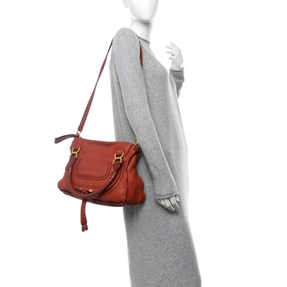 Chloe Calfskin Medium Marcie Satchel Maple Leaf 2 of 10