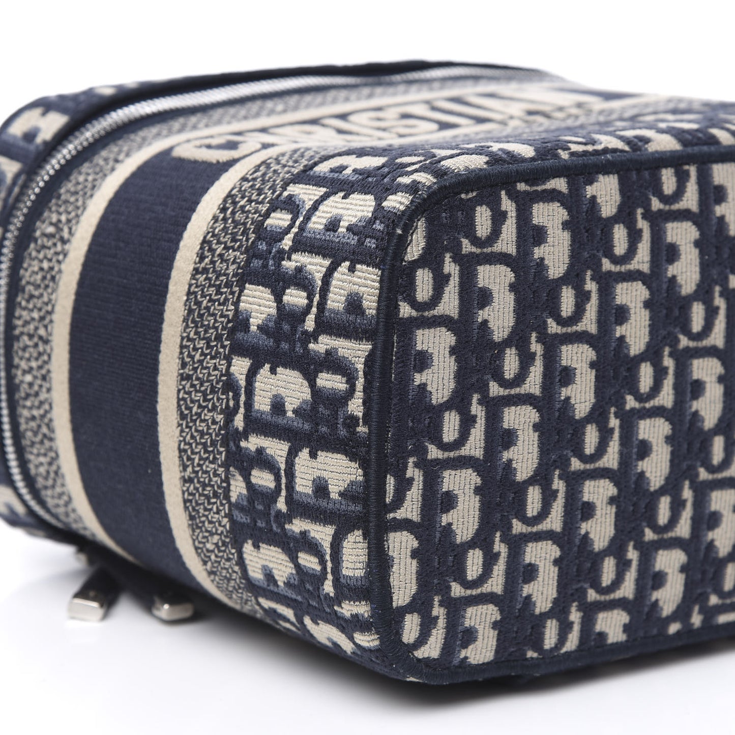 Oblique Diortravel Vanity Case Blue