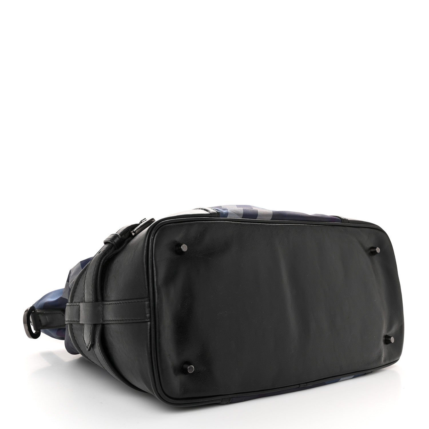 Burberry Nylon Check Medium Lowry Navy 4 of 13
