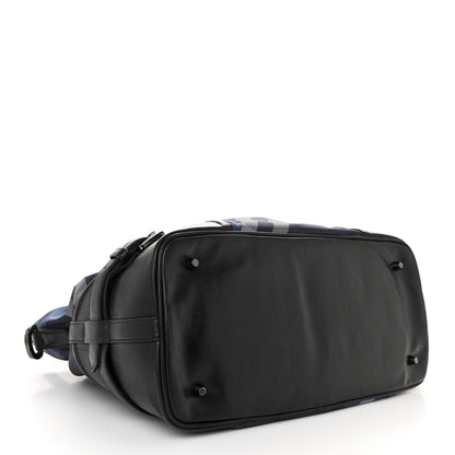 Burberry Nylon Check Medium Lowry Navy 4 of 13