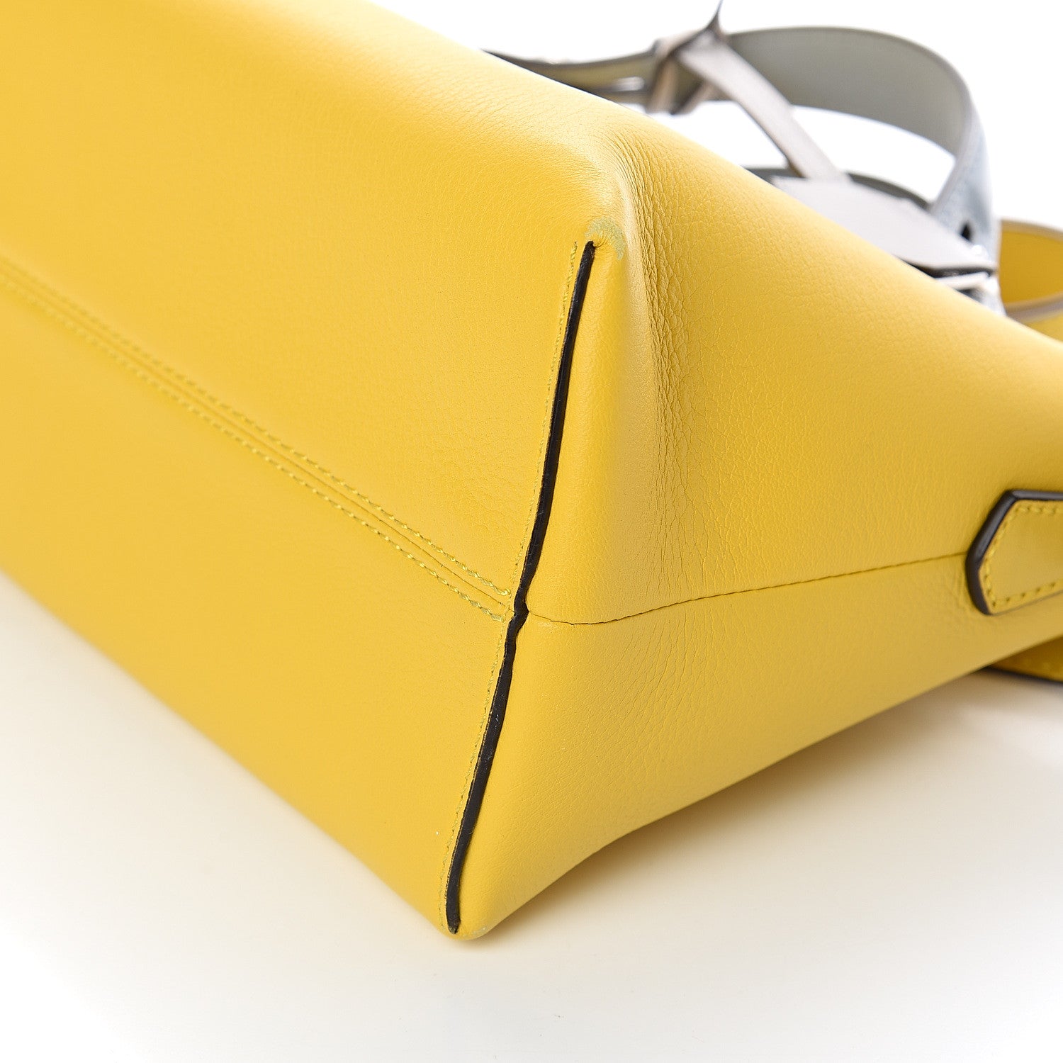 Fendi Vitello Dolce 4 Color Medium By The Way Boston Bag Yellow Multicolor 8 of 10