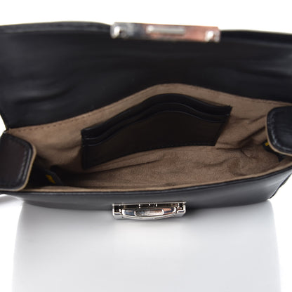 Fendi Nappa Mini Be Baguette Shoulder Bag Black 5 of 7