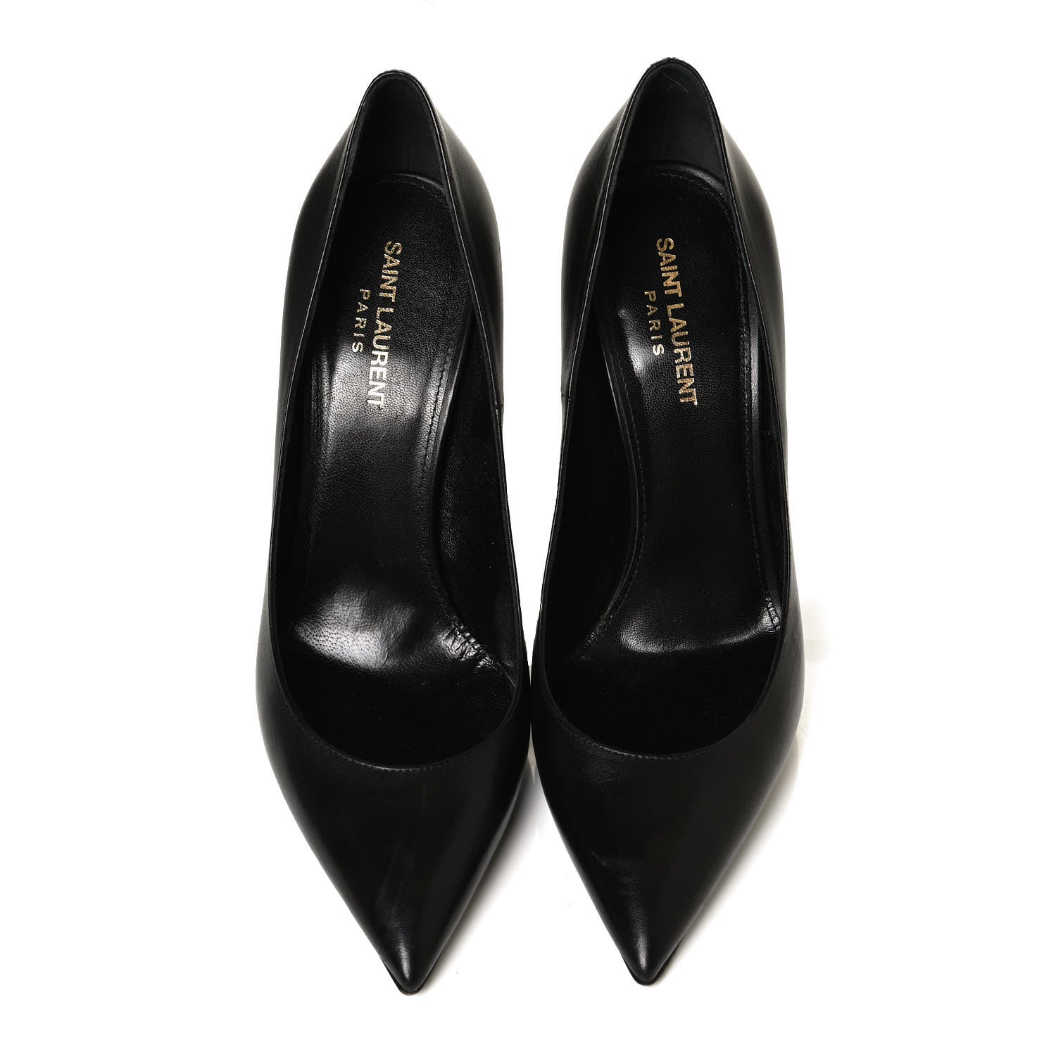Saint Laurent Calfskin Opyum 110 Pumps 40.5 Black 5 of 11