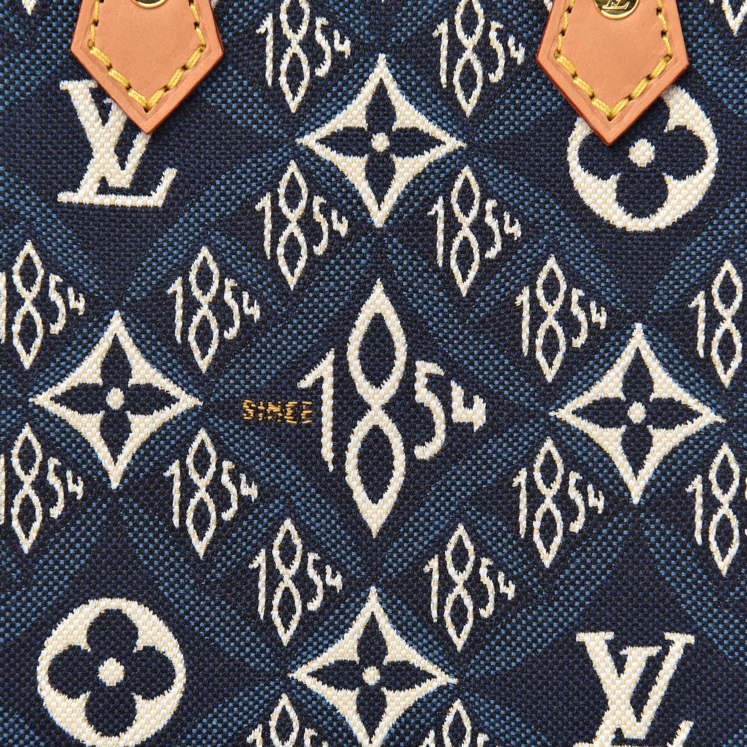 Louis Vuitton Jacquard Since 1854 Petit Sac Plat Blue 9 of 10