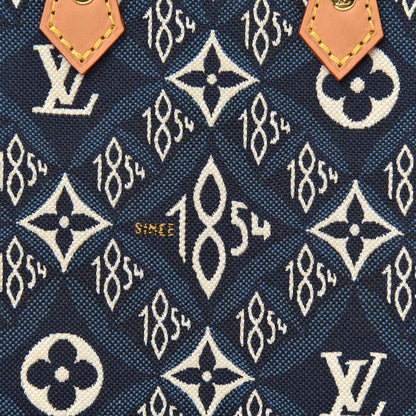 Louis Vuitton Jacquard Since 1854 Petit Sac Plat Blue 9 of 10