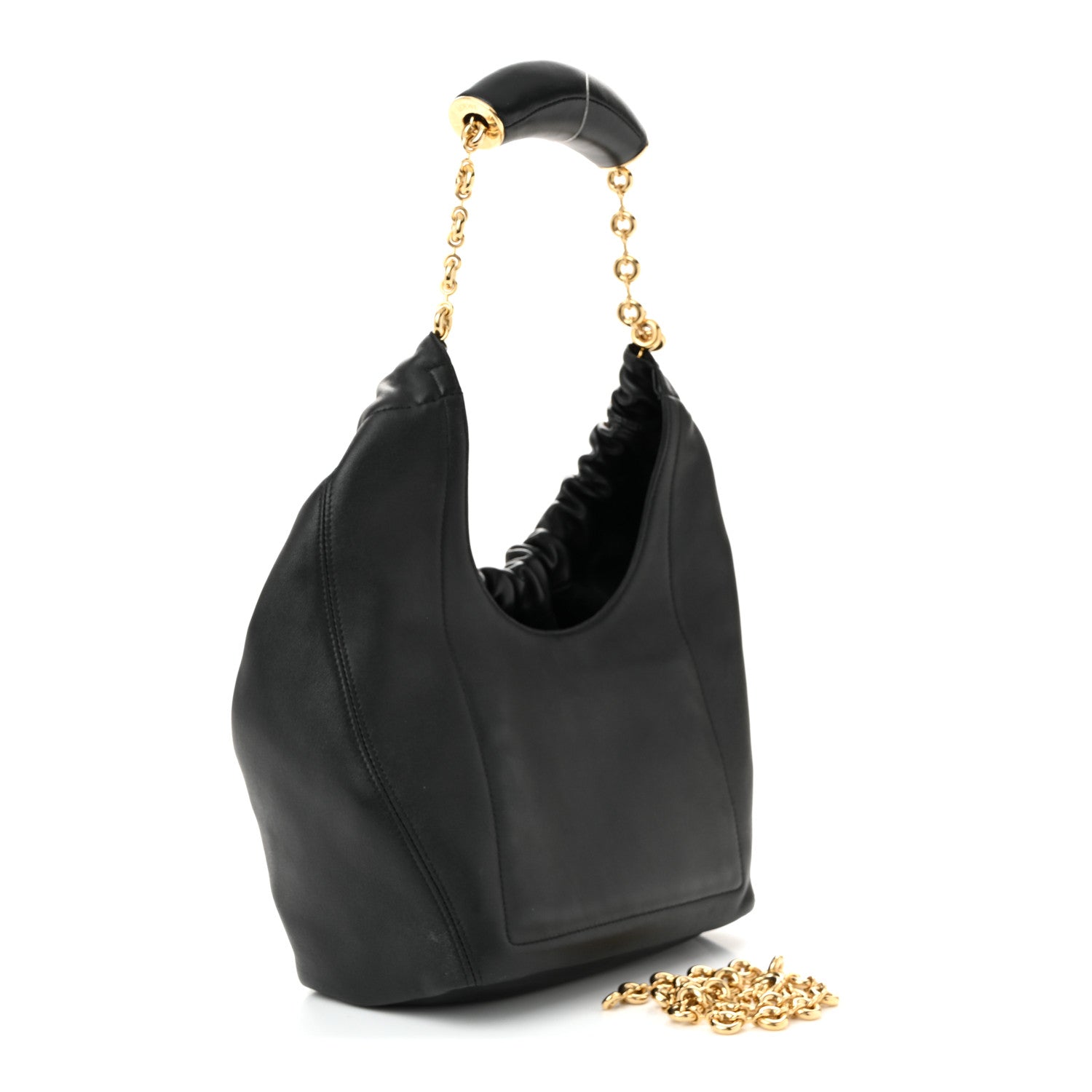Loewe Buttery Nappa Lambskin Small Squeeze Bag Black 3 of 9