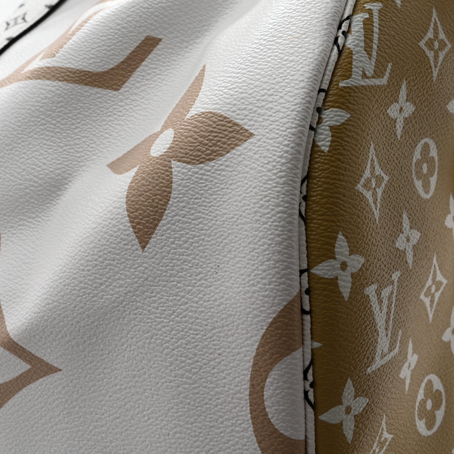 Monogram Giant Keepall Bandouliere 50 Kaki Beige