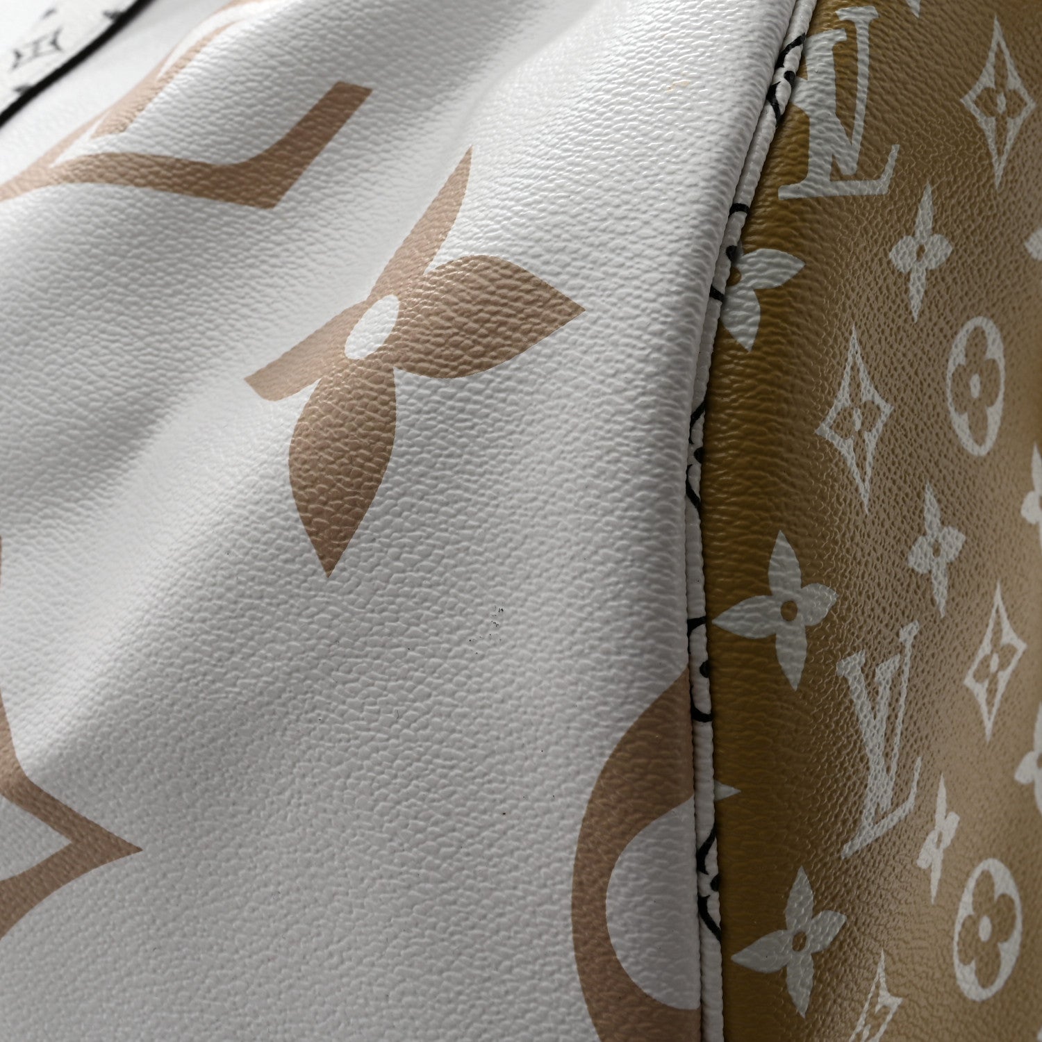 Louis Vuitton Monogram Giant Keepall Bandouliere 50 Kaki Beige 14 of 14