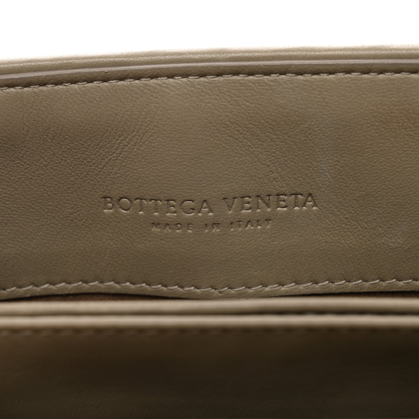 Nappa Intrecciato Baby Olimpia Shoulder Bag Limestone
