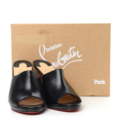 Christian Louboutin Nappa Pigamule 100 Slide Sandals 40 Black 9 of 9