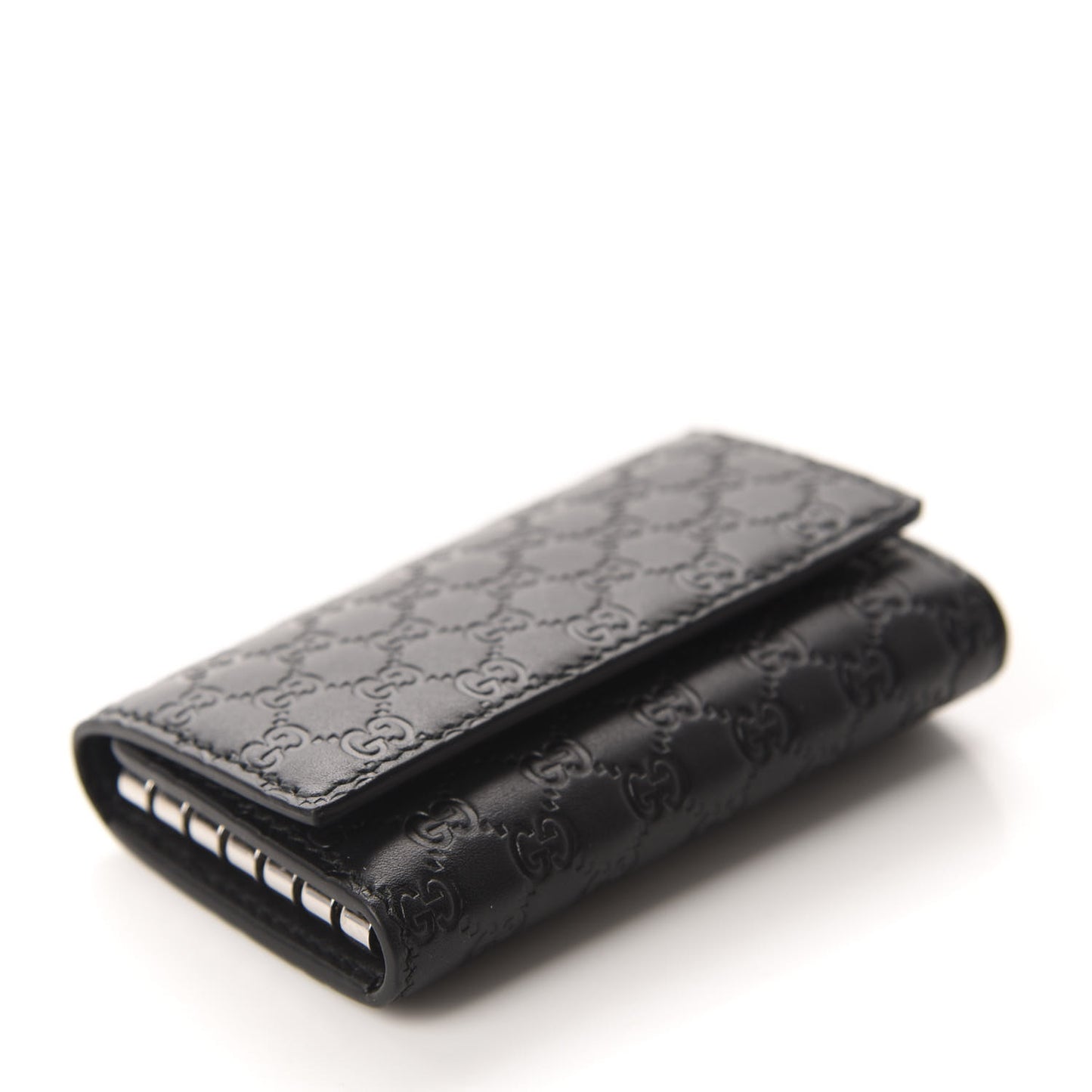 Microguccissima 6 Key Holder Case Black