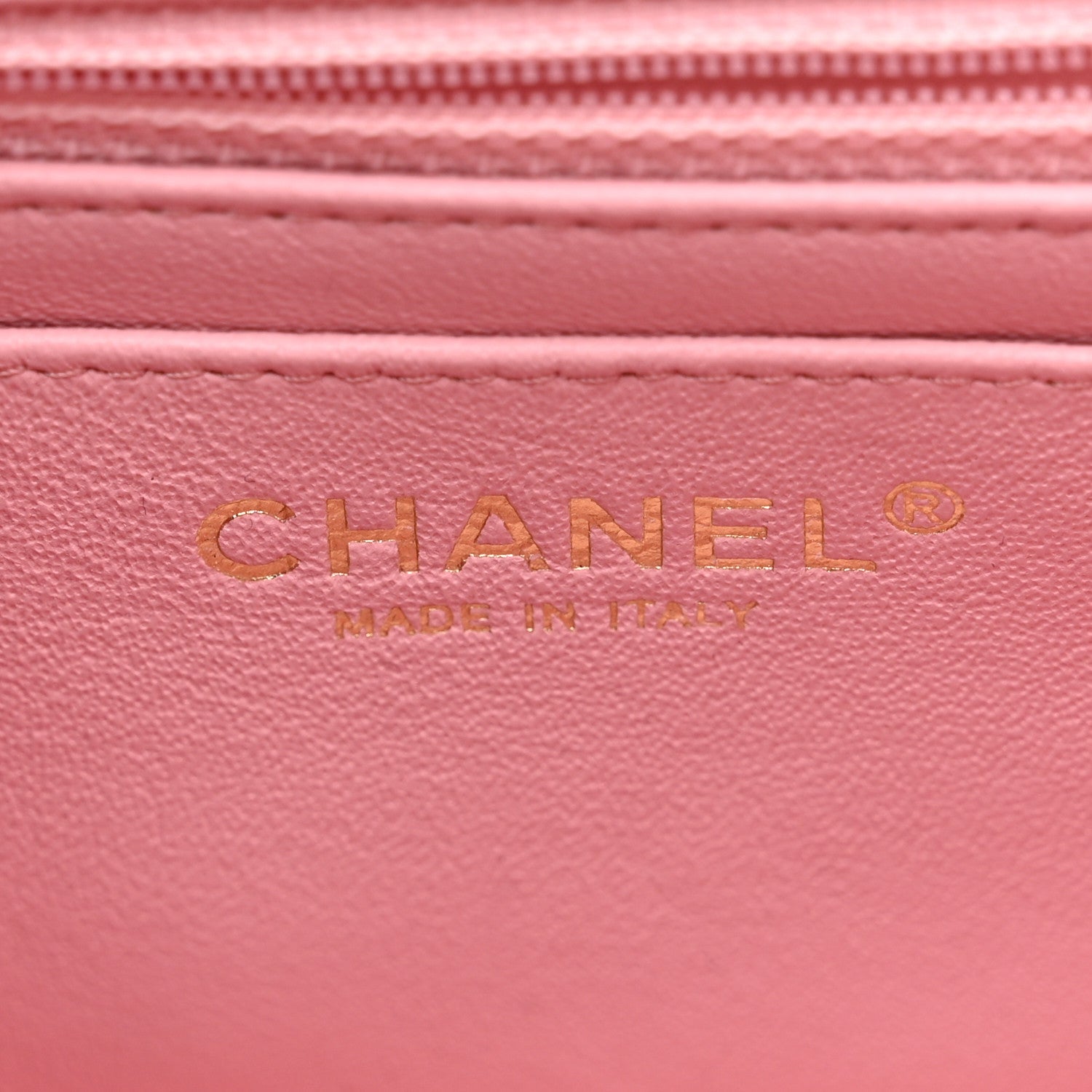 Chanel Lambskin Quilted Mini Rectangular Flap Pink 6 of 11