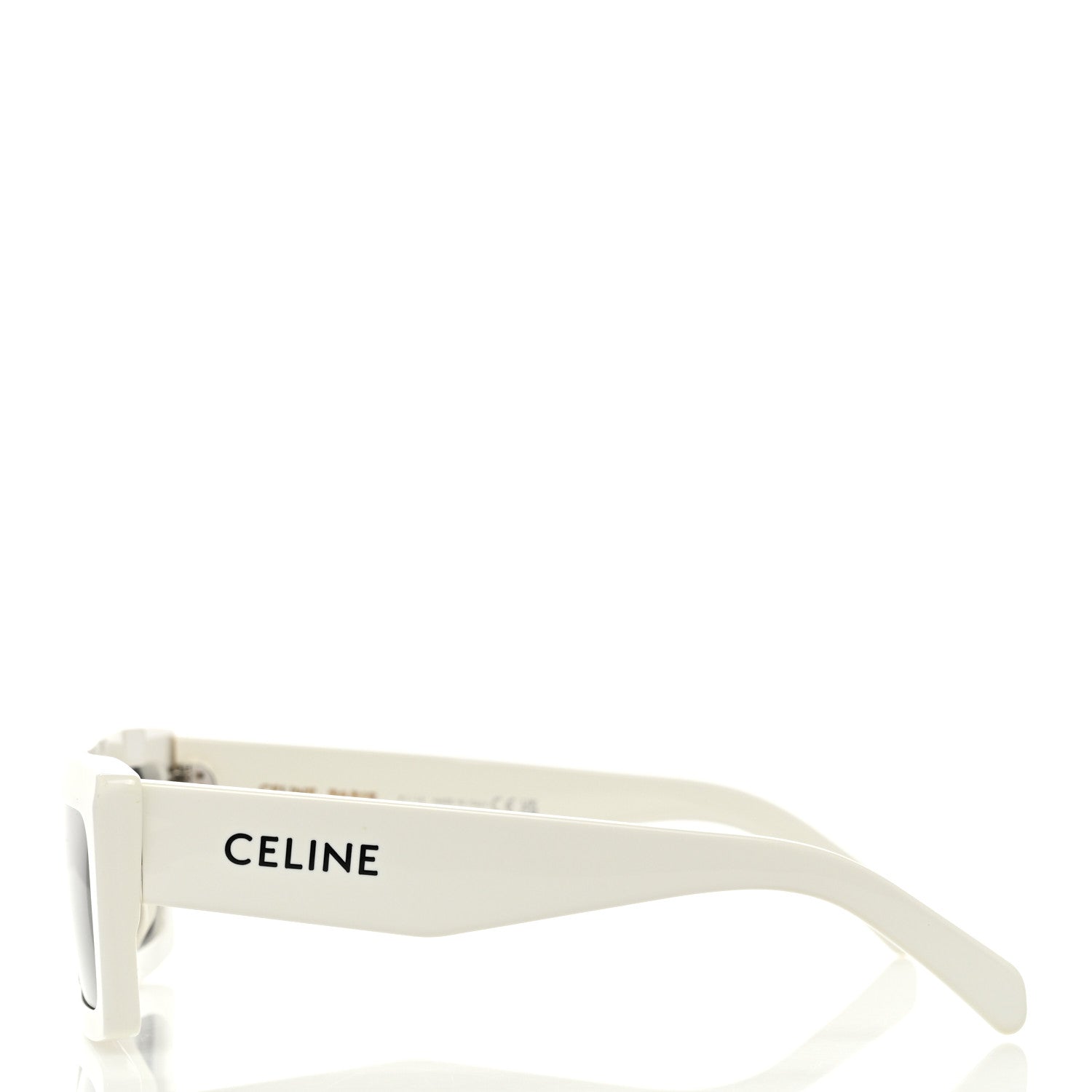 Celine Acetate Monochroms Square Sunglasses CL40214U White 3 of 6