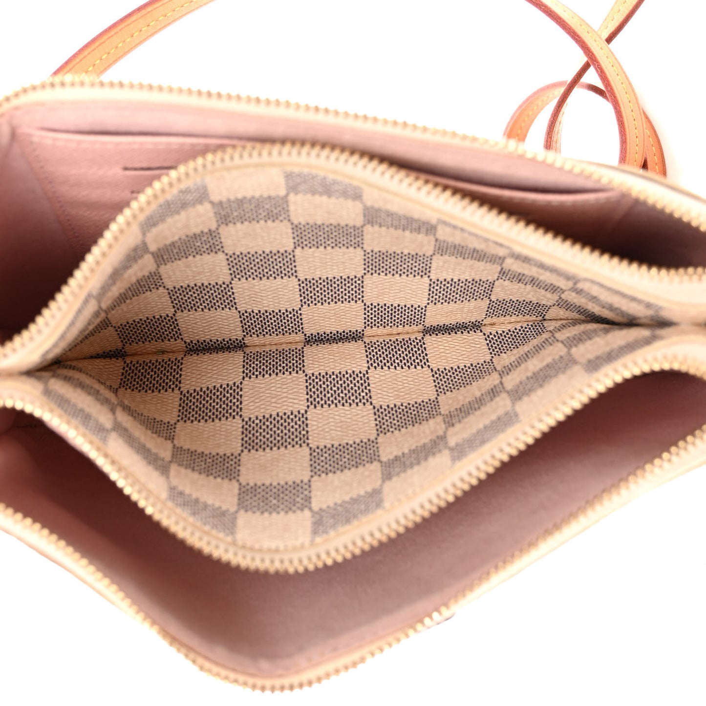 Damier Azur Double Zip Pochette