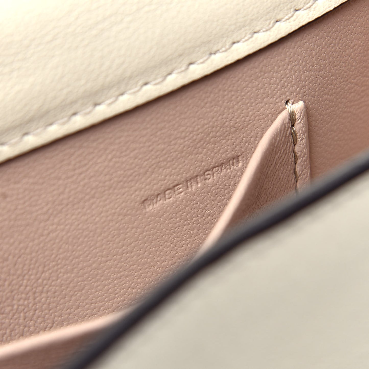 Calfskin Small Nile Bracelet Minaudiere Bag Off White