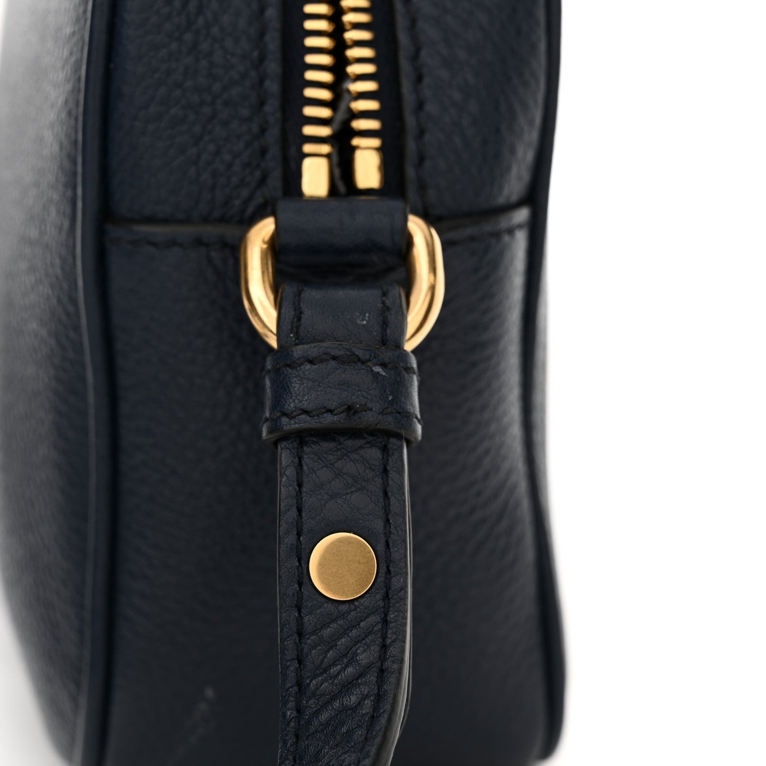 Prada Vitello Daino Mini Camera Crossbody Bag Baltico 11 of 13