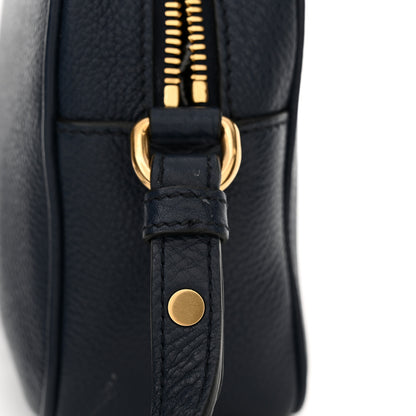 Prada Vitello Daino Mini Camera Crossbody Bag Baltico 11 of 13