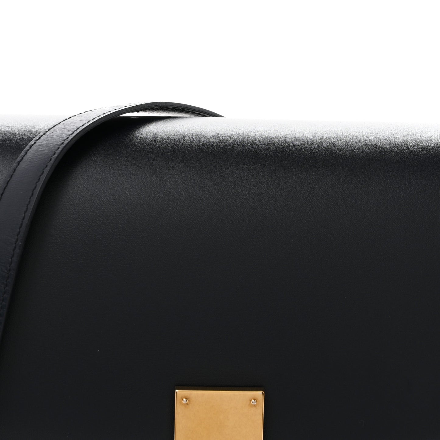 Box Calfskin Medium Classic Box Flap Bag Navy