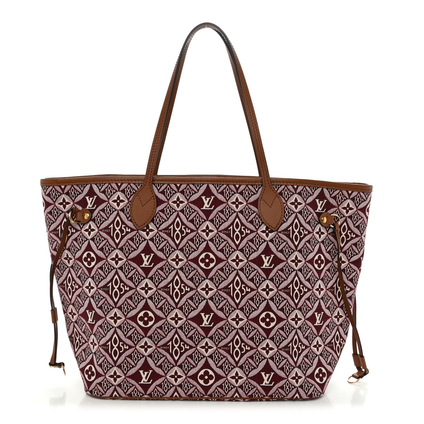 Jacquard Since 1854 Neverfull MM Bordeaux