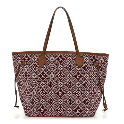 Louis Vuitton Jacquard Since 1854 Neverfull MM Bordeaux 1 of 10
