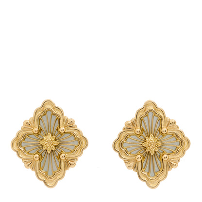 Buccellati 18K Yellow Gold Mother of Pearl Opera Tulle Earrings 1 of 5