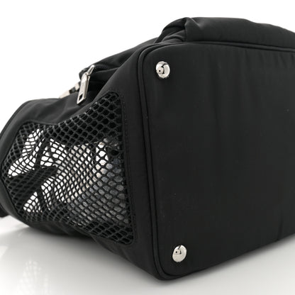 Prada Re-Nylon Saffiano Pet Bag Black 9 of 10