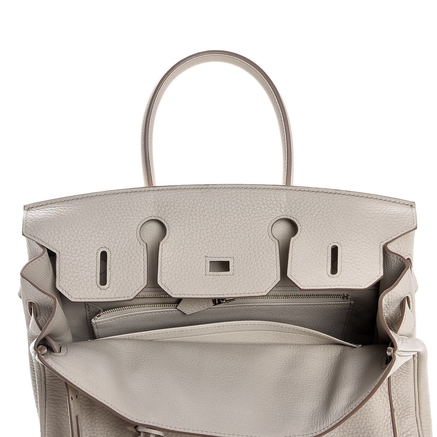 Hermes Taurillon Clemence Birkin 30 Beton 9 of 34