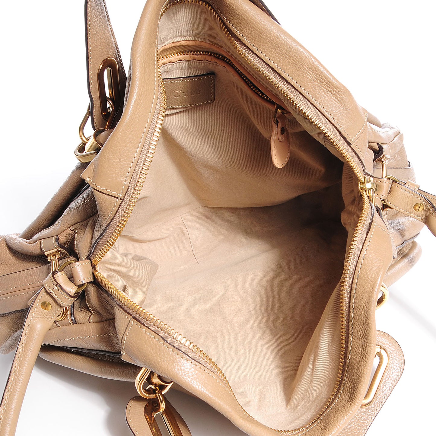 Calfskin Large Paraty Beige