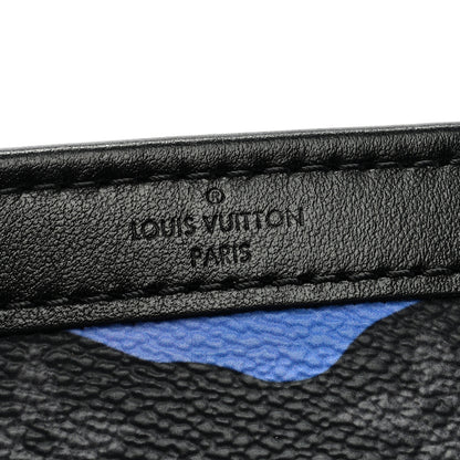 Louis Vuitton Monogram Eclipse Sunrise Room With A View Gaston Wearable Wallet Blue Purple 6 of 8