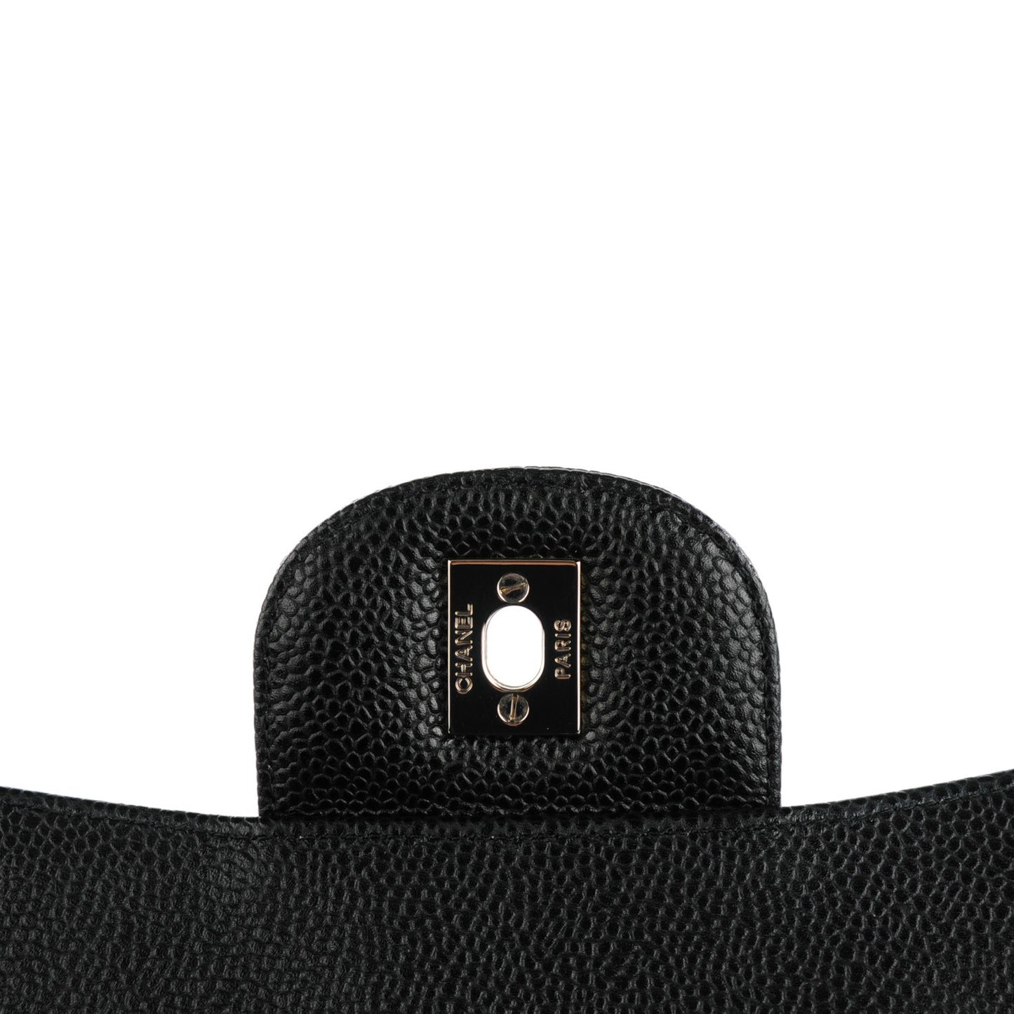 Caviar Quilted Maxi Single Flap Black
