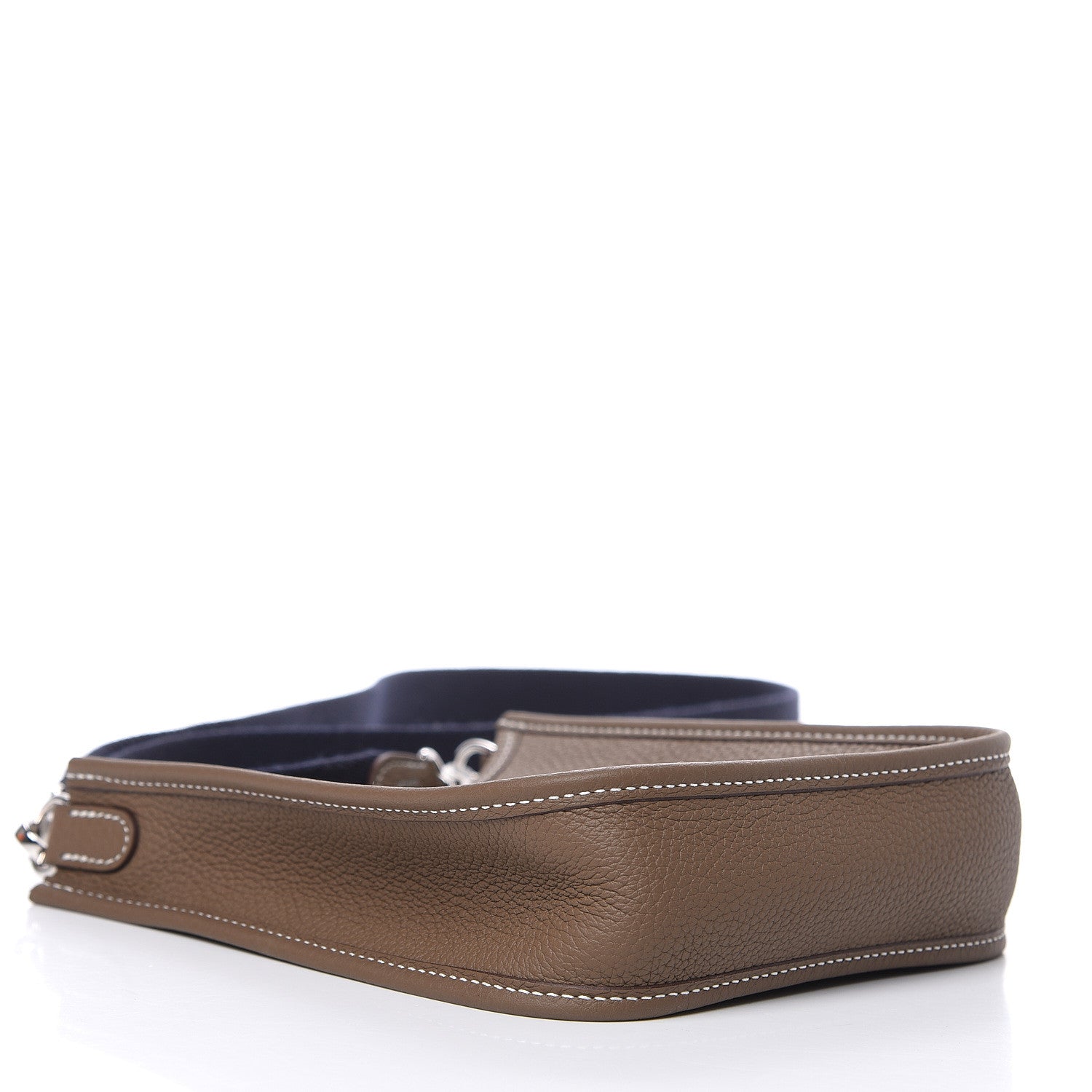 Hermes Taurillon Clemence Amazone Evelyne TPM Etoupe Bleu Indigo 4 of 10