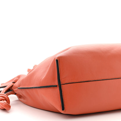 Loewe Nappa Flamenco Knot Clutch Vermillion 8 of 9