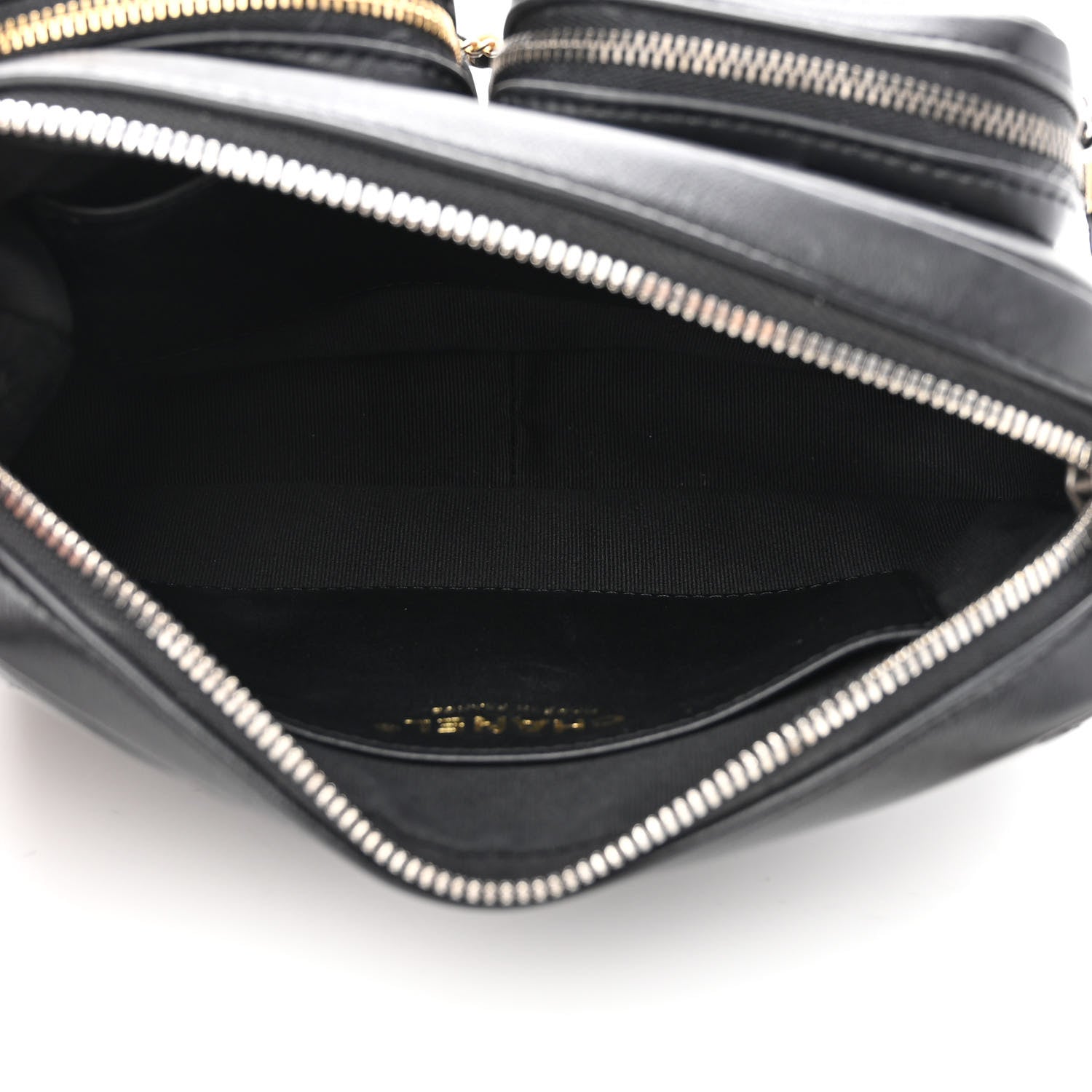 Chanel Calfskin Quilted Small Camera Case Black 5 of 12