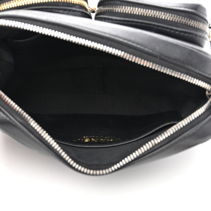 Chanel Calfskin Quilted Small Camera Case Black 5 of 12