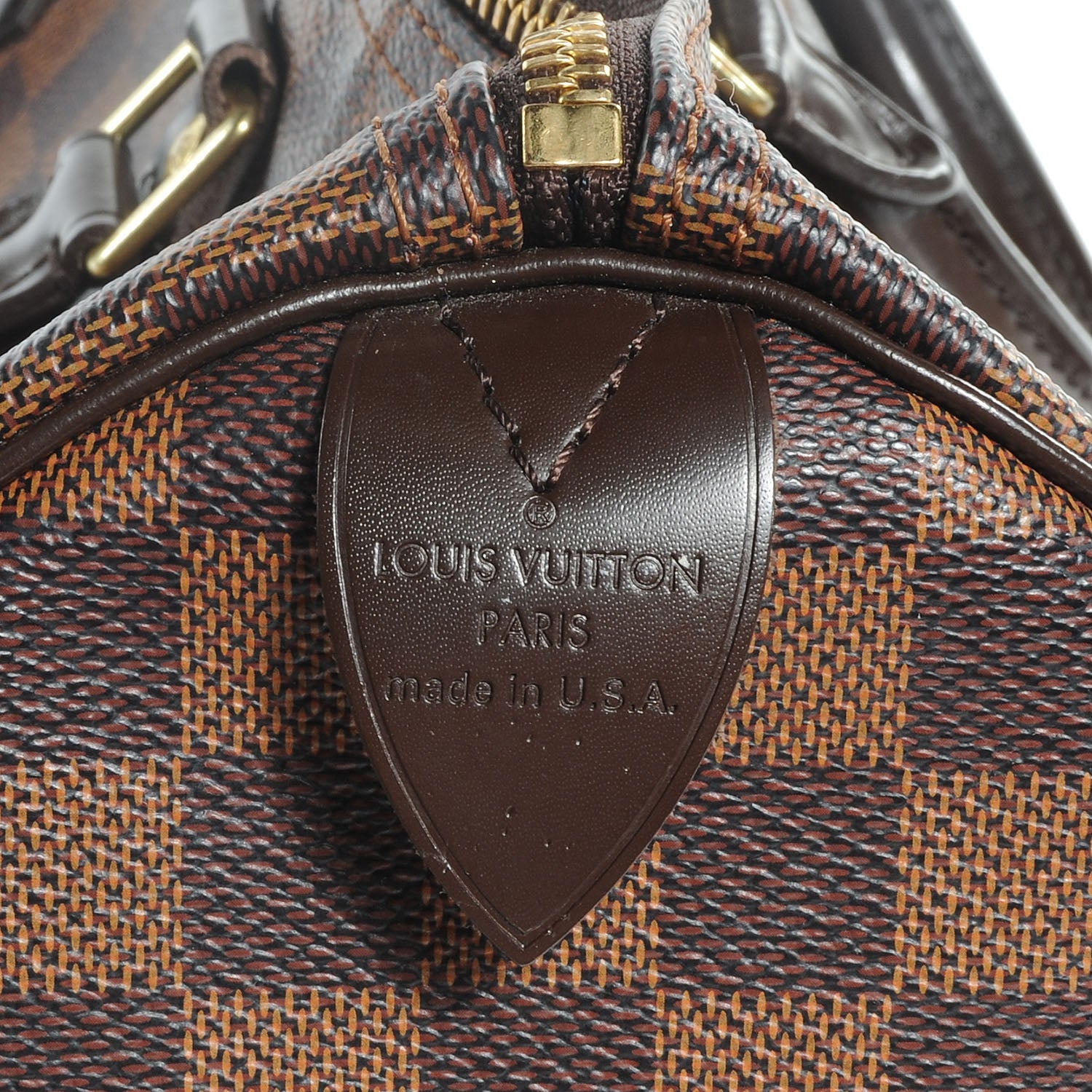 Louis Vuitton Damier Ebene Speedy 35 6 of 8