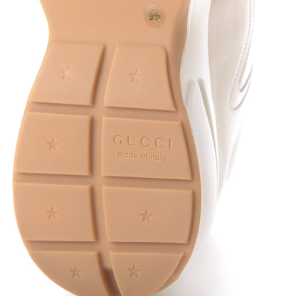 Gucci X MLB Calfskin NY Yankees Mens Rhyton Sneakers 9.5 Mystic White 8 of 10