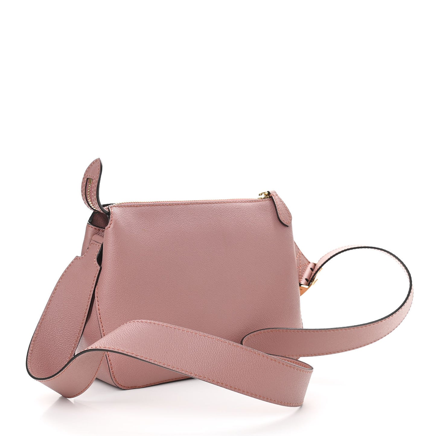 Soft Grain Calfskin House Check Small Helmsley Crossbody Dusty Pink