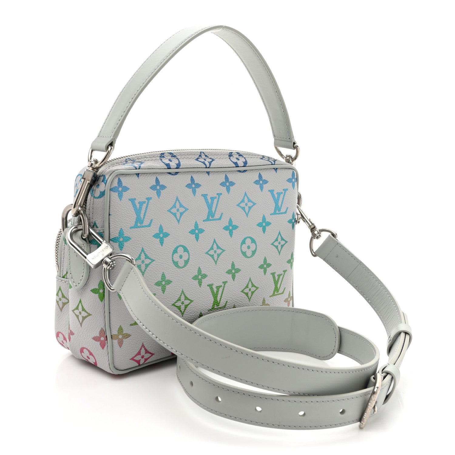 Louis Vuitton Monogram Iridescent Nil Gradient Grey 3 of 9