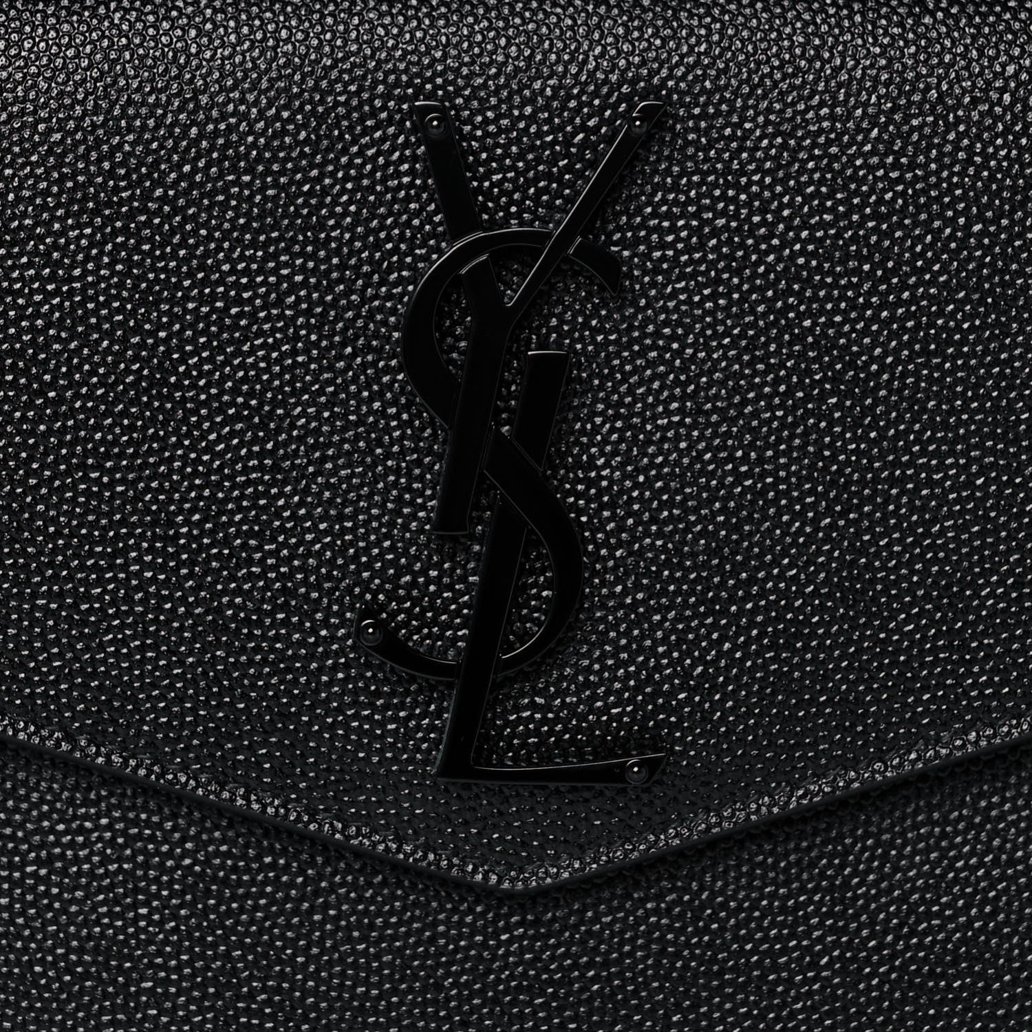 Saint Laurent Grain De Poudre Uptown Pouch Black 7 of 8