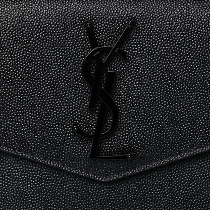Saint Laurent Grain De Poudre Uptown Pouch Black 7 of 8