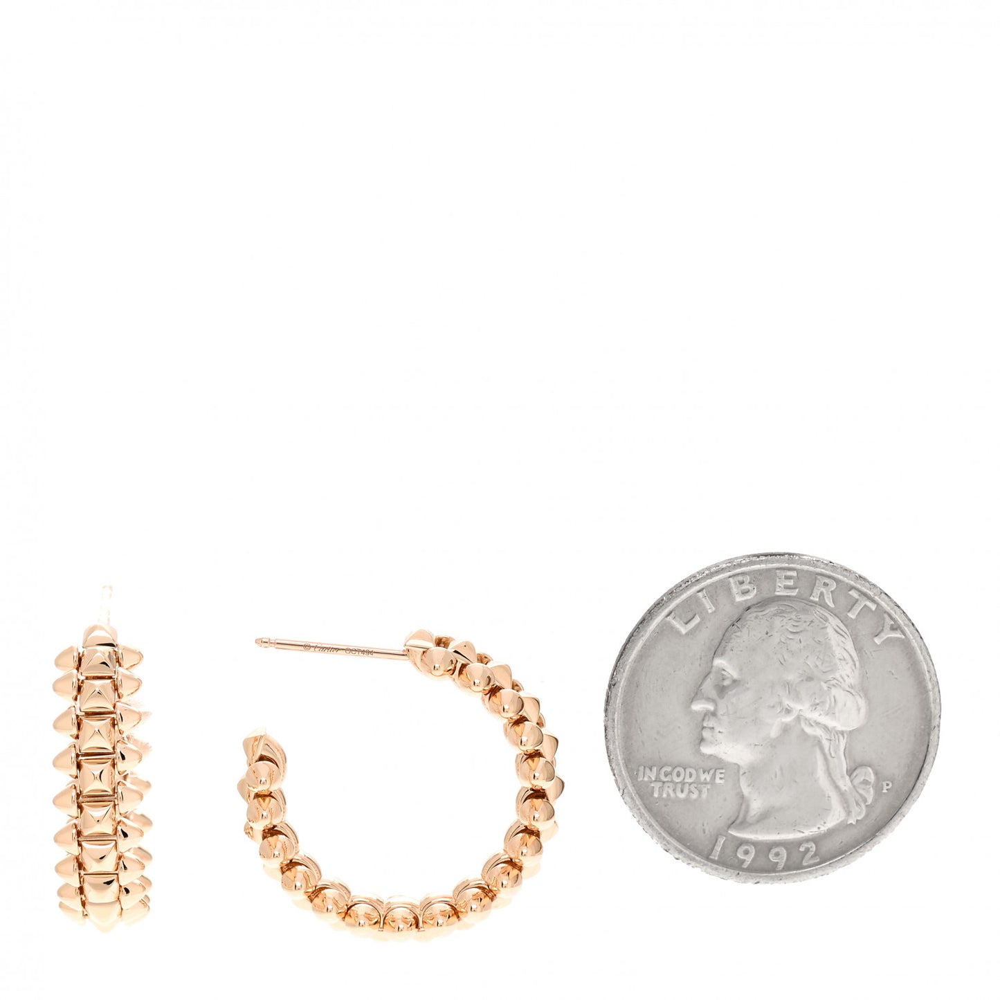 18K Pink Gold Small Clash de Cartier Earrings