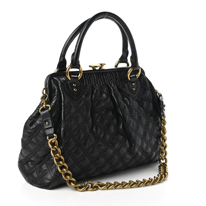 Marc Jacobs Calfskin Quilted Stam Black 3 of 11