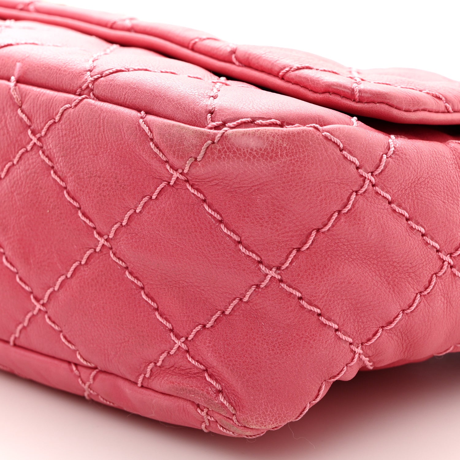 Chanel Grained Calfskin Medium Natural Beauty Flap Pink 10 of 10