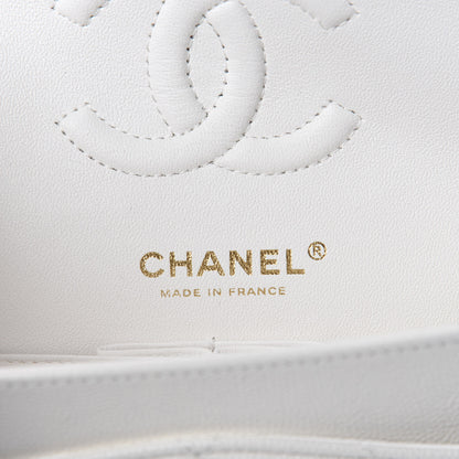 Chanel Caviar Quilted Small Double Flap White 8 of 11