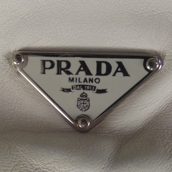 Prada Leather Pleated Shoulder Bag 11 of 11