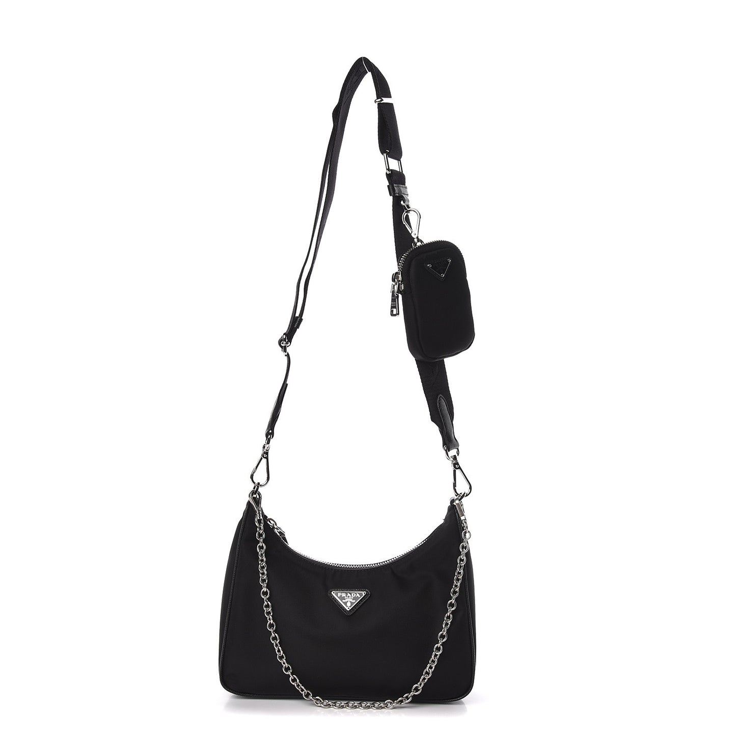 Nylon Re-Edition 2005 Shoulder Bag Black